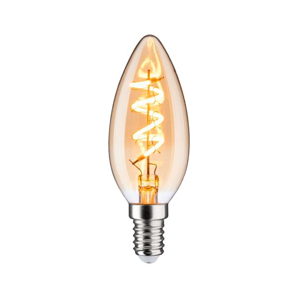 Paulmann 289.51 Vintage Edition LED Kerze Dim E14 230V 150lm 4W 1800K dimmbar Gold