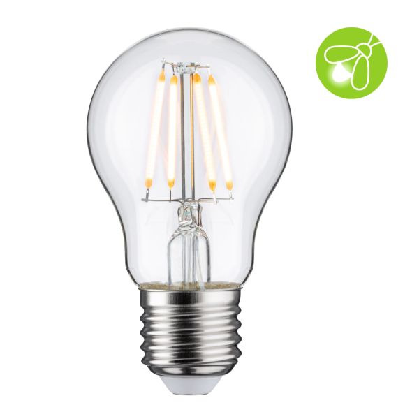Paulmann 289.73 Filament 230V LED Birne E27 insektenfreundlich 420lm 4,3W 2200K Klar