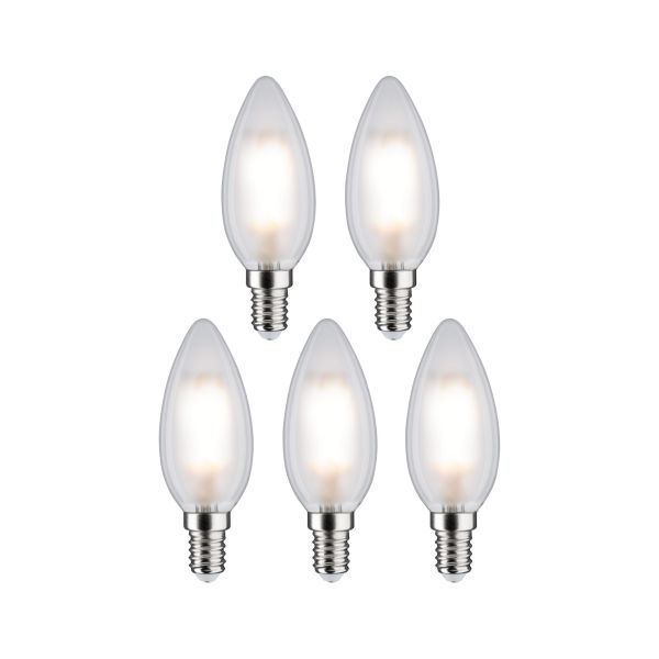 Paulmann 290.95 Filament 230V LED Kerze E14 5x470lm 5x4,8W 2700K Matt