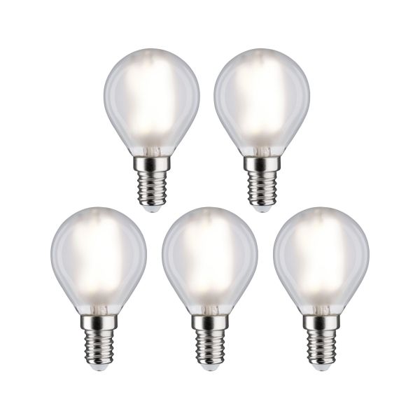 Paulmann 290.98 Filament 230V LED Tropfen E14 5x470lm 5x4,8W 4000K Matt