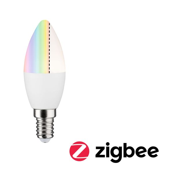 Paulmann 501.27 Smart Home Zigbee LED Kerze 6,3W Matt E14 RGBW