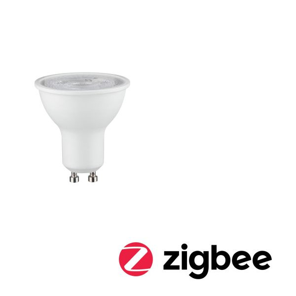 Paulmann 501.28 Smart Home Zigbee LED Reflektor 4,9W Matt GU10 2700K Warmweiß