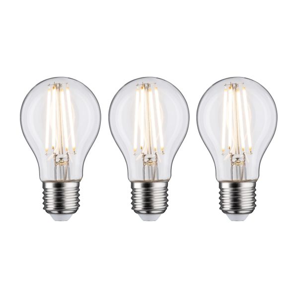 Paulmann 5080 Filament Bundle LED Birne E27 230V 3x1055lm 3x9W 2700K dimmbar Klar