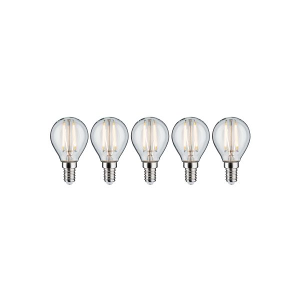 Paulmann 5087 Filament Bundle LED Tropfen E14 230V 5x470lm 5x4,8W 2700K dimmbar Klar