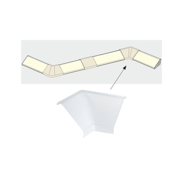 Paulmann 702.64 LED Strip Profil Delta Verbinder Corner 2er Pack Satin
