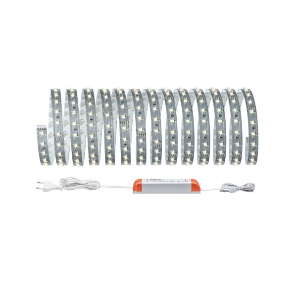 Paulmann 706.04 MaxLED 500 LED Strip Warmweiß Basisset 5m 30W 550lm/m 72 LEDs/m 2700K 60VA