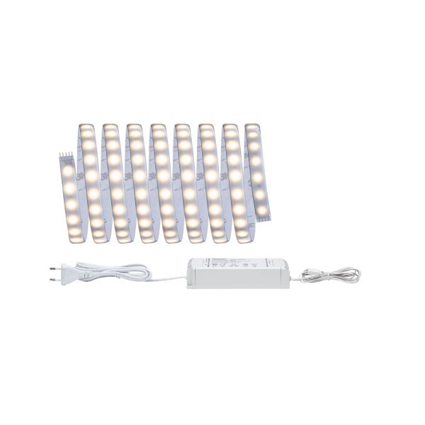 Paulmann 706.66 MaxLED 500 LED Strip Warmweiß Basisset 3m beschichtet IP44 18W 440lm/m 72 LEDs/m 2700K 36VA