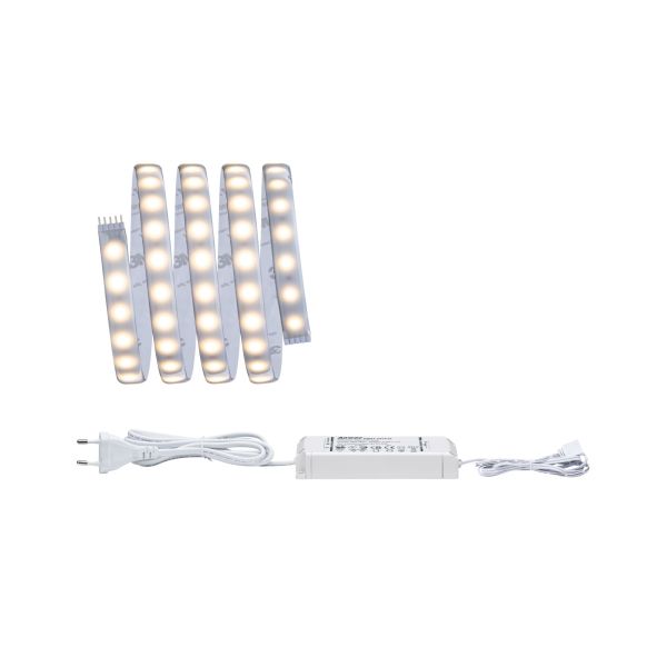 Paulmann 706.68 MaxLED 500 LED Strip Warmweiß Basisset 1,5m beschichtet IP44 9W 440lm/m 72 LEDs/m 2700K 20VA