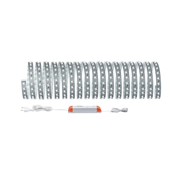 Paulmann 708.30 MaxLED 500 LED Strip Tageslichtweiß Basisset 10m 50W 550lm/m 72 LEDs/m 6500K 75VA