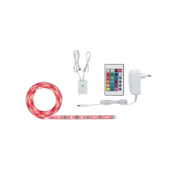 Paulmann 709.60 SimpLED LED Strip RGB Komplettset 1,5m 10W 101lm/m 30 LEDs/m RGB 12VA