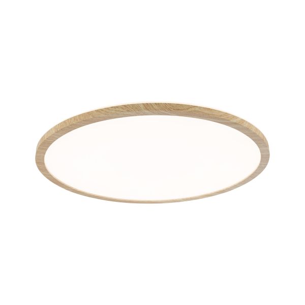Paulmann 710.29 LED Panel Atria Shine Backlight IP44 rund 420mm 22W 2300lm 3000K Holzoptik