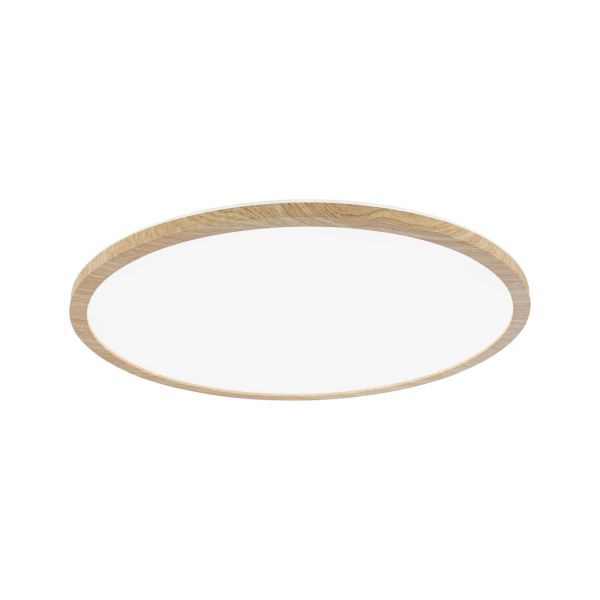Paulmann 710.34 LED Panel Atria Shine Backlight IP44 rund 420mm 22W 2300lm 4000K Holzoptik