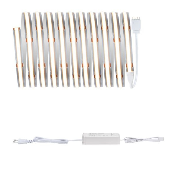 Paulmann 710.46 MaxLED 500 LED Strip Warmweiß COB Full-Line Basisset 3m 19W 500lm/m 480 LEDs/m 2700K 36VA