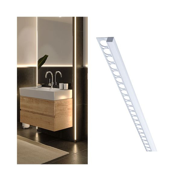 Paulmann 784.10 LumiTiles LED Strip Profil Frame 2m Alu eloxiert#Satin