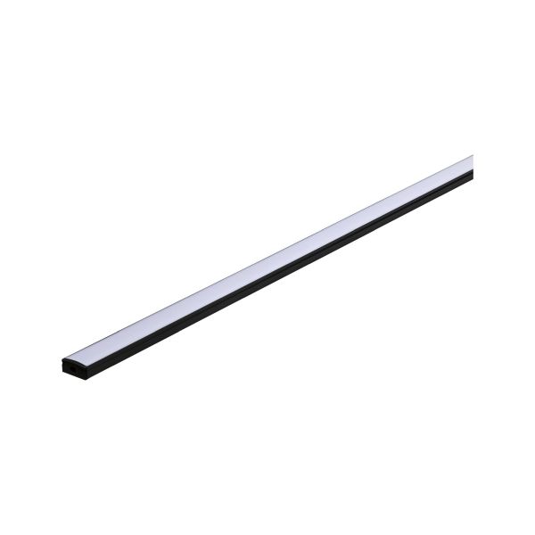 Paulmann 789.01 LED Strip Profil Base Weißer Diffusor 2m Schwarz