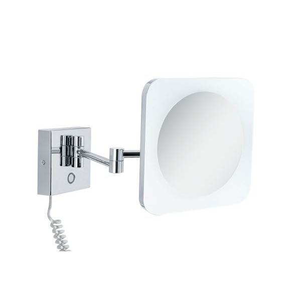 Paulmann 789.33 LED Kosmetikspiegel Jora IP44 White Switch 60lm 230V 3,3W Chrom#Weiß#Spiegel
