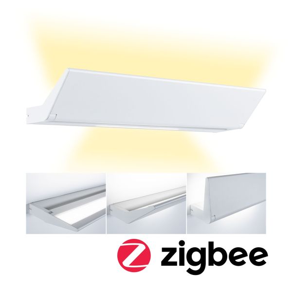 Paulmann 795.08 LED Wandleuchte Smart Home Zigbee 3.0 Ranva Tunable White 1400lm / 210lm 230V 13W dimmbar Weiß matt