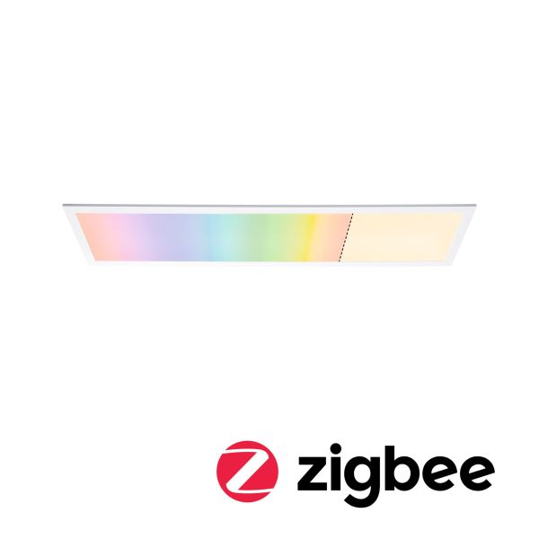 Paulmann 798.10 LED Panel Smart Home Zigbee 3.0 Amaris eckig 1195x295mm 35W 2500lm RGBW+ Weiß matt dimmbar