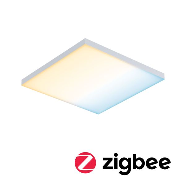 Paulmann 798.25 LED Panel Smart Home Zigbee 3.0 Velora eckig 295x295mm 10,5W 1100lm Tunable White Weiß matt dimmbar