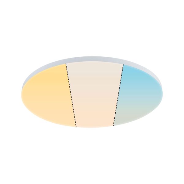 Paulmann 798.94 LED PanelVelora rund 600mm 38W 3650lm White Switch Weiß