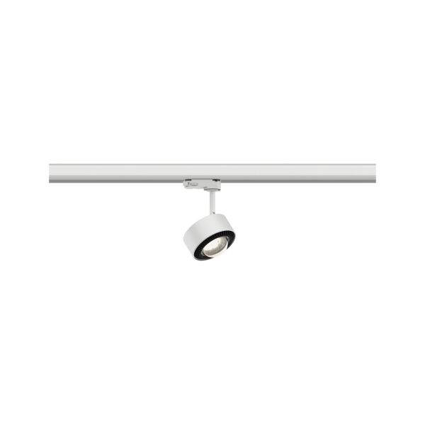 Paulmann 913.89 ProRail3 LED Schienenspot Aldan 539lm 8W 3000K dimmbar 230V Weiß#Schwarz