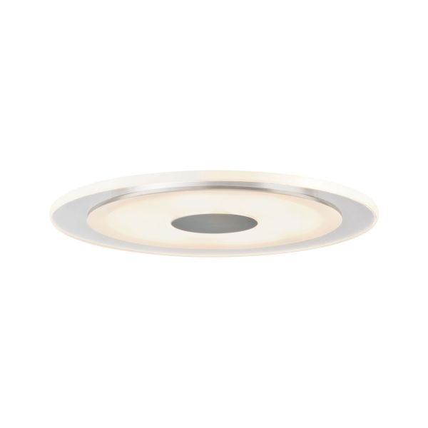Paulmann 925.35 Premium LED Einbauleuchte Whirl Einzelleuchte rund 150mm 6,9W 450lm 230V 3000K Alu gedreht#Satin