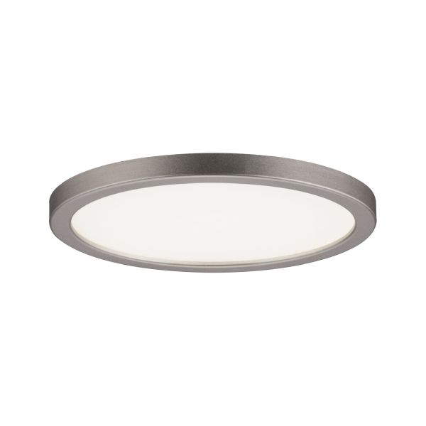 Paulmann 929.36 LED Einbaupanel Areo IP44 rund 120mm 6,5W 418lm 3000K Nickel matt dimmbar