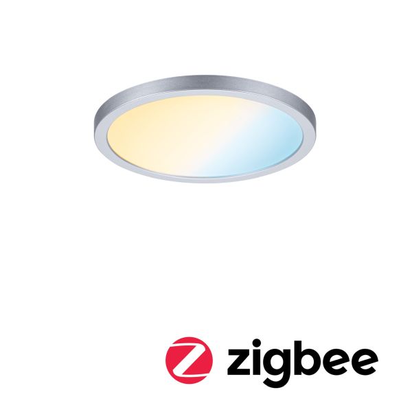 Paulmann 930.45 VariFit LED Einbaupanel Smart Home Zigbee 3.0 Areo IP44 rund 175mm 13W 1200lm Tunable White Chrom matt dimmbar