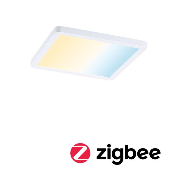 Paulmann 930.47 VariFit LED Einbaupanel Smart Home Zigbee 3.0 Areo IP44 eckig 175x175mm 13W 1200lm Tunable White Weiß dimmbar