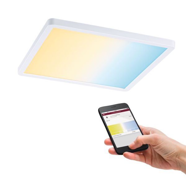 Paulmann 930.48 VariFit LED Einbaupanel Smart Home Zigbee 3.0 Areo IP44 eckig 230x230mm 16W 1400lm Tunable White Weiß dimmbar