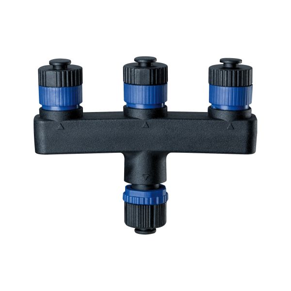 Paulmann 939.29 Plug & Shine Verteiler 3 Ausgänge IP68 Schwarz