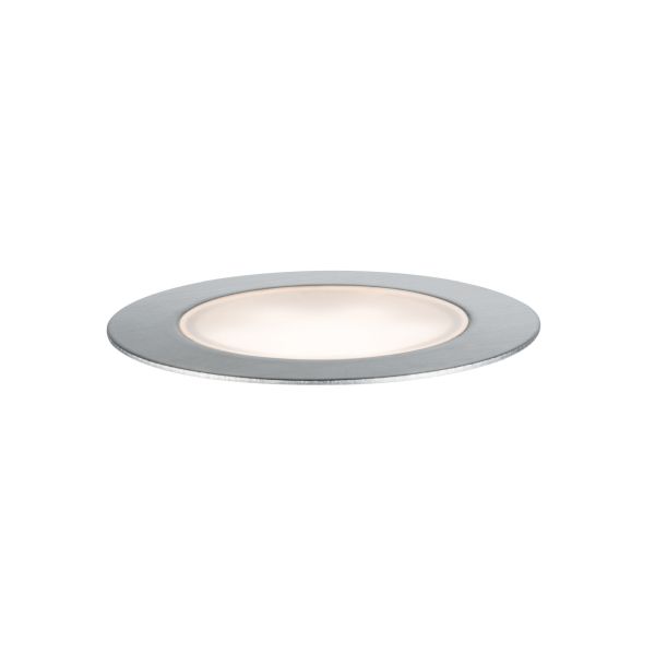 Paulmann 939.53 Plug & Shine LED Bodeneinbauleuchte Floor Eco Einzelspot IP67 3000K 2W Silber