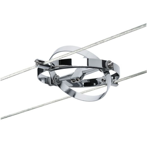 Paulmann 941.37 Seilsystem Cardan Einzelspot GU5,3 max. 10W dimmbar 12V Chrom matt#Chrom