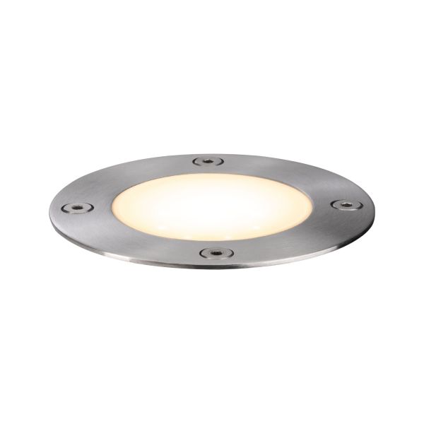 Paulmann 942.28 Plug & Shine LED Bodeneinbauleuchte Floor Einzelspot IP67 3000K 3,8W Edelstahl