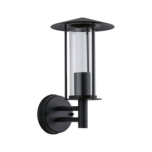 Paulmann 943.98 Außenwandleuchte Classic IP44 173mm max. 15W 230V Dunkelgrau Metall#Glas