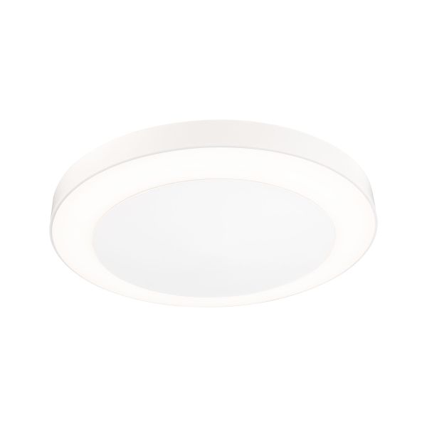 Paulmann 945.28 LED Deckenleuchte Circula Dämmerungssensor Bewegungsmelder seewasserresistent IP44 rund 320mm 3000K 14W 880lm 230V Weiß Kunststoff