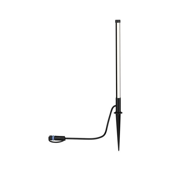 Paulmann 945.30 Plug & Shine LED Pollerleuchte Pin Einzelleuchte IP44 360 mm 3000K 5,5W 180lm 24V Anthrazit Aluminium#Kunststoff