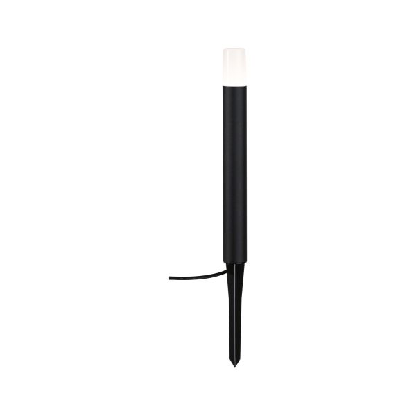 Paulmann 945.36 Plug & Shine LED Pollerleuchte Flarea Einzelleuchte IP65 400 mm 3000K 3,6W 150lm 24V Schwarz Metall