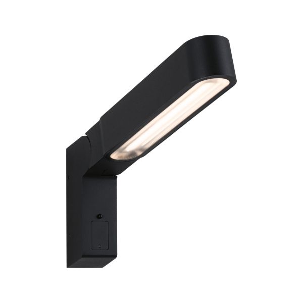 Paulmann 945.49 House LED Außenwandleuchte Ito Bewegungsmelder Vertikale Ausrichtung IP44 47x301mm 3000K 6W 450lm 230V 65° Anthrazit Metall#Kunststoff