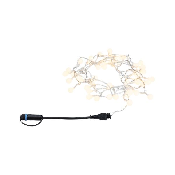 Paulmann 945.58 Plug & Shine LED Lichterkette Warmweiß IP44 3000K Schwarz