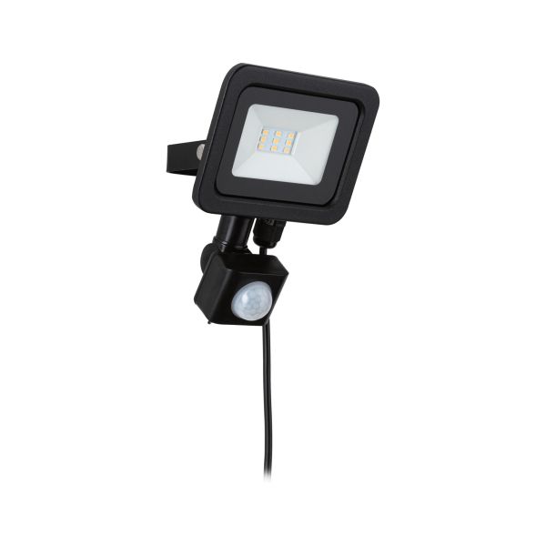 Paulmann 945.86 Park + Light LED Außenwandleuchte Bimea Bewegungsmelder IP65 3000K 4,5W Schwarz