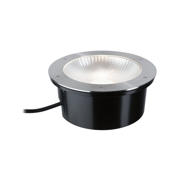 Paulmann 946.56 LED Bodeneinbauleuchte Durea IP67 rund 273mm 3000K 15W 1040lm 230V Edelstahl Metall