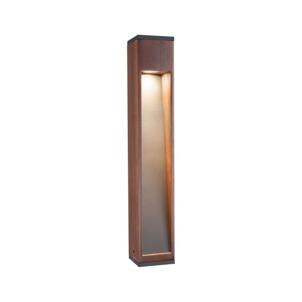 Paulmann 946.78 Pollerleuchte Trabia IP44 eckig 600 mm 3000K 3,5W 230lm 230V 38° Holz GU10 Holz