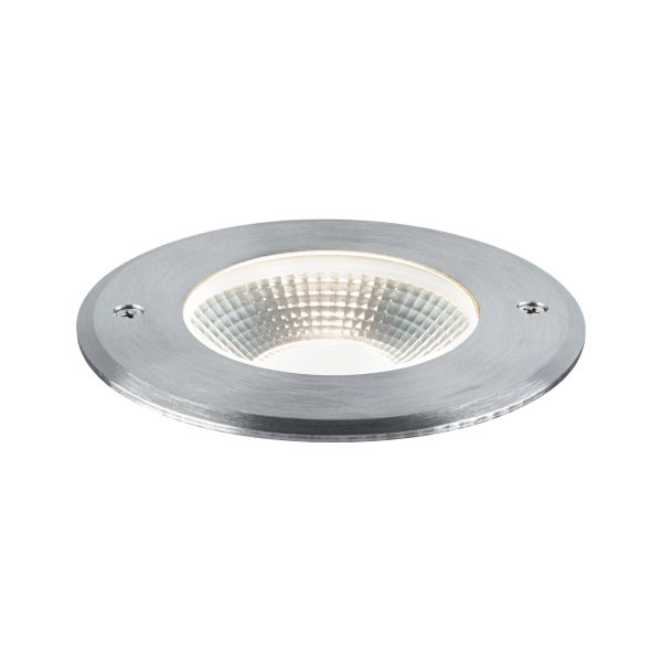 Paulmann 947.48 LED BodeneinbauleuchteVanea seewasserresistent IP67 rund 100mm 3000K 3,5W 160lm 230V Alu Aluminium