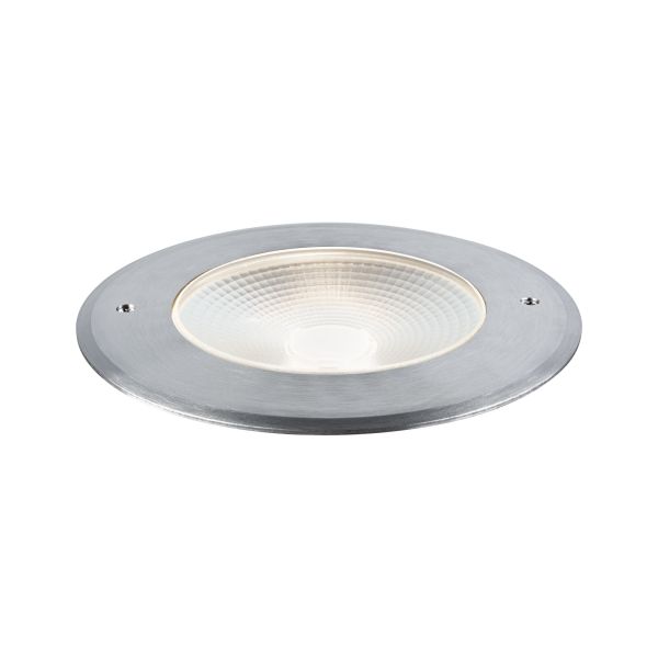 Paulmann 947.49 LED Bodeneinbauleuchte Vanea seewasserresistent IP67 rund 160mm 3000K 15,5W 800lm 230V Alu Aluminium