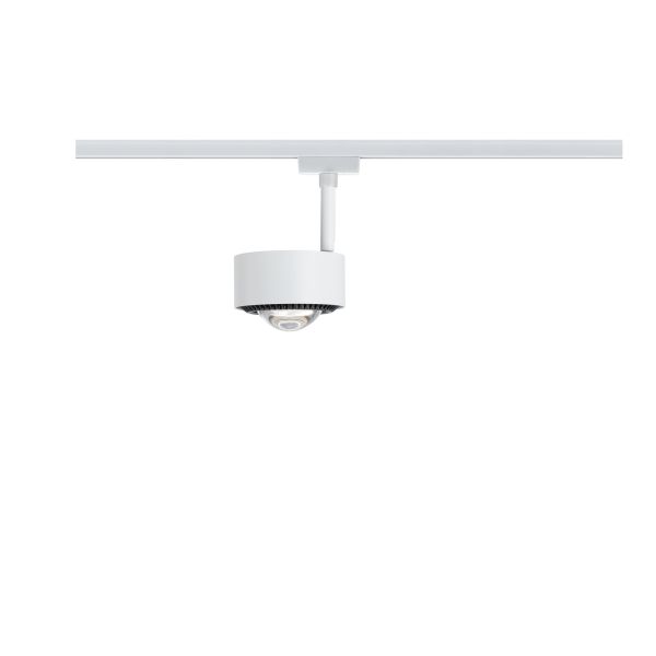 Paulmann 953.95 URail LED Schienenspot Aldan Einzelspot 498lm 8W 2700K dimmbar 230V Weiß/Schwarz