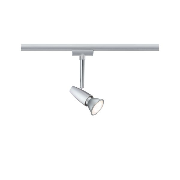 Paulmann 954.61 URail Schienenspot Barelli Einzelspot GU10 max. 10W dimmbar 230V Chrom matt#Chrom