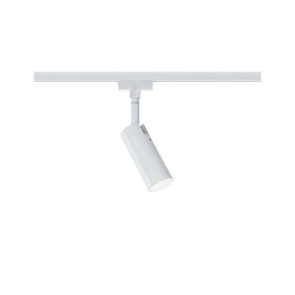 Paulmann 955.07 URail LED Schienenspot Tubo Einzelspot 237lm 4,5W 3000K 230V Weiß