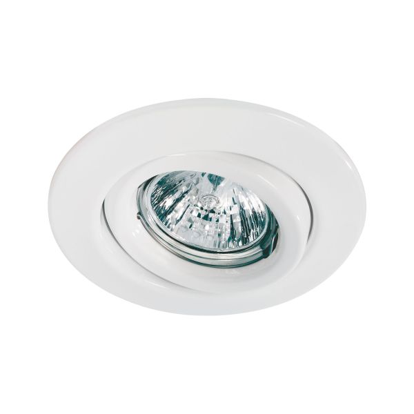 Paulmann 989.71 Einbauleuchte Quality schwenkbar rund 110mm 20° GU5,3 max. 50W 12V dimmbar Weiß
