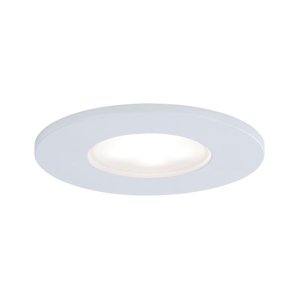 Paulmann 999.36 LED Einbauleuchte Calla starr IP65 rund 85mm 5W 400lm 230V 4000K Weiß matt